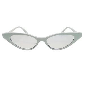 6042 | White Clear Lens Blue Light Glasses